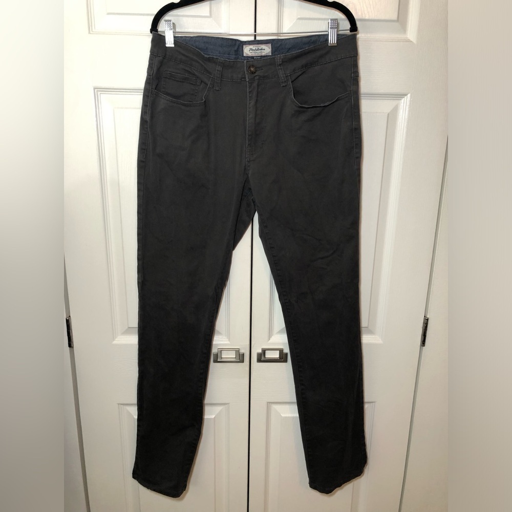 Grey and Navy Flag and Anthem Pants Size 34 x 34